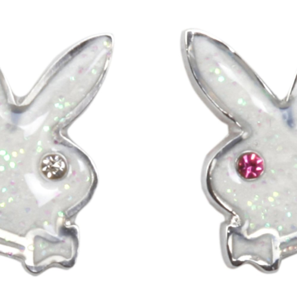 Playboy Jewelry Set Necklace Earrings Bunny Heart - Picture 6 of 10